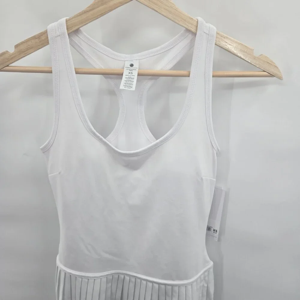 Yogalicious White Preppy Tennis Pickleball Athletic Motion Dress Size XS - Picture 8 of 11